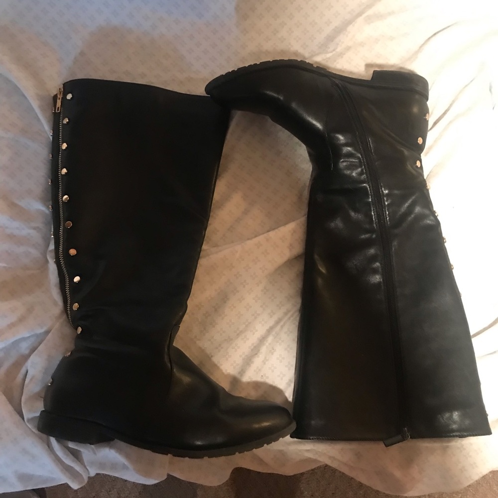 Lane Bryant Black Tall Boots
